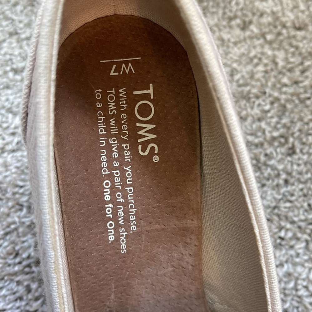 Toms wedge sandals size 7 - Picture 2 of 8